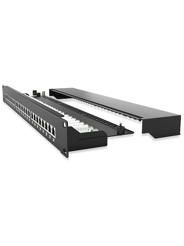 1U 24 Ports Network Patch Panel