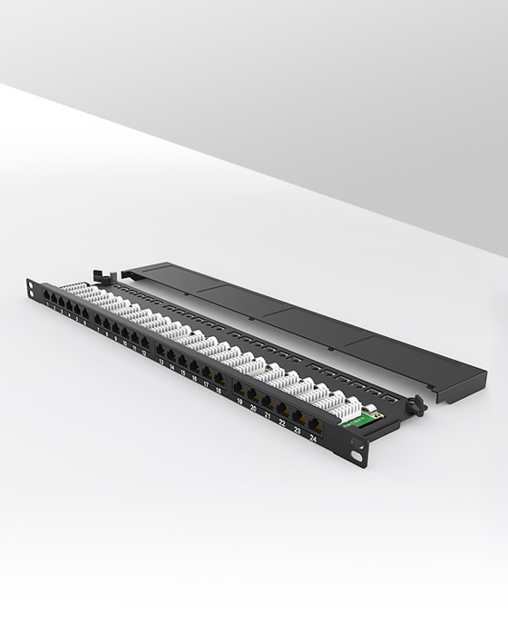 0.5U 24 Ports Network Patch Panel