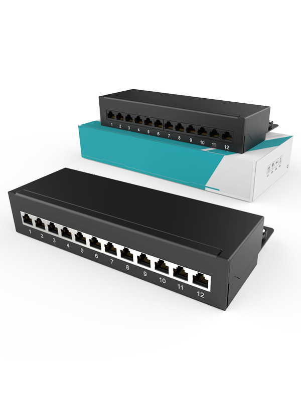 1U12口-防塵網絡配線架