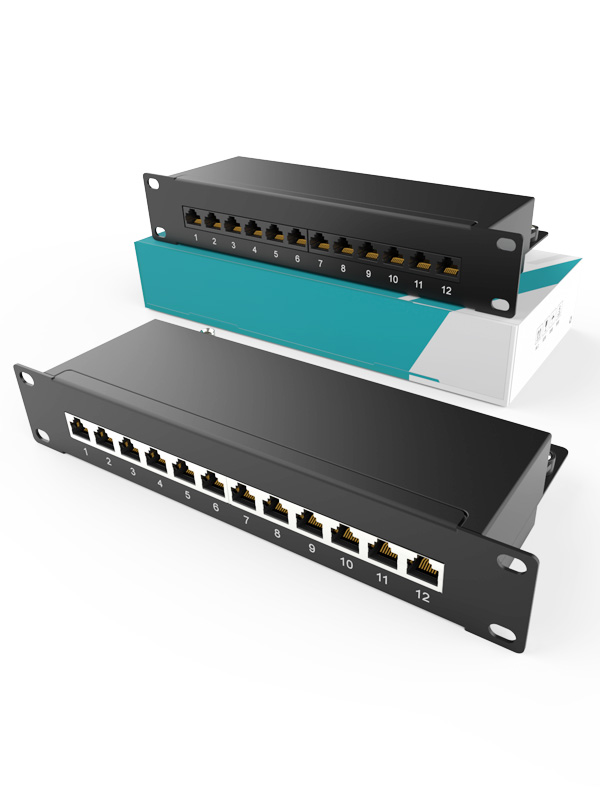 1U12口-防塵網(wǎng)絡(luò)配線架