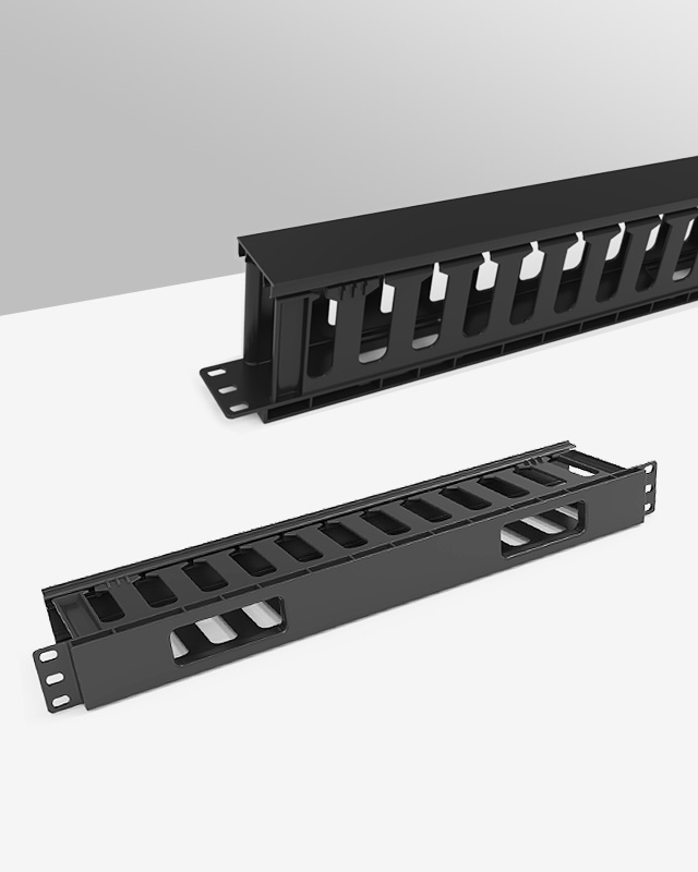 1U24口-塑料理線架