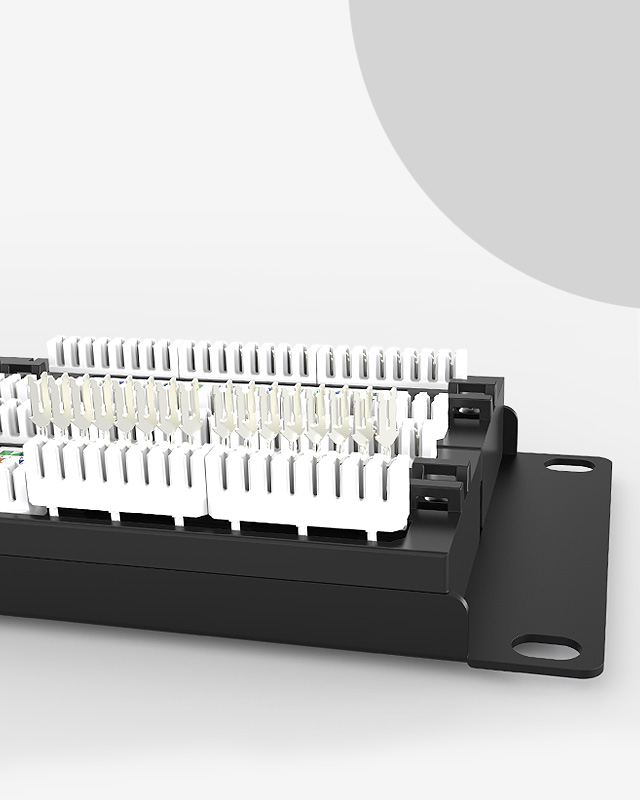 2U48口-防塵網絡配線架